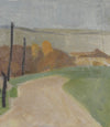 Mid Century Original Landscape Oil Painting from Sweden By E Persson