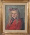 Vintage Art Room Girl's Portrait Sweden