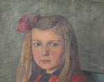 Vintage Art Room Girl's Portrait Sweden