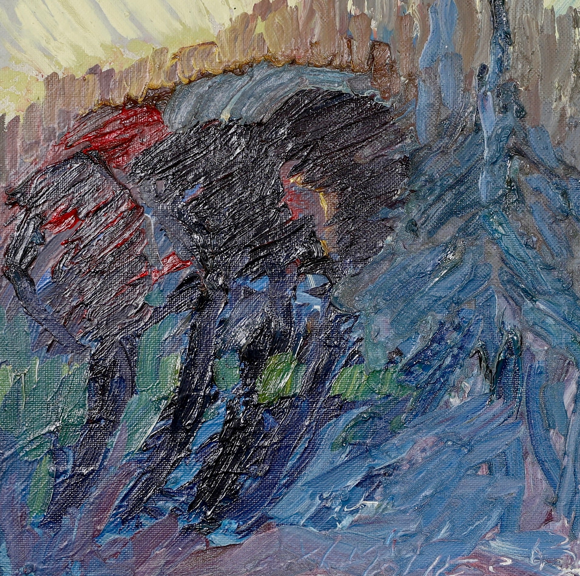Mid Century Vintage Landscape From Sweden