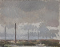 Load image into Gallery viewer, Vintage Landscape Oil Painting From Sweden by A Lindberg
