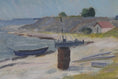 Load image into Gallery viewer, Vintage Coastal Painting by T Nilsson from Sweden
