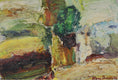 Load image into Gallery viewer, Original Vintage Mid Century Abstract Oil Painting from Sweden 1966
