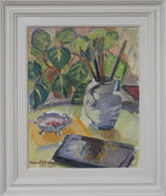 Swedish Vintage Art Still Life Oil Painting