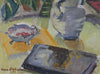 Swedish Vintage Art Still Life Oil Painting