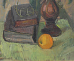 Mid Century Still Life Oil Painting From Sweden by G Isaksson