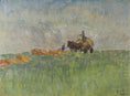 Load image into Gallery viewer, Mid Century Original Landscape Oil Painting From Sweden by B Forsell 1945
