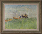 Mid Century Original Landscape Oil Painting From Sweden by B Forsell 1945