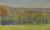 Mid Century Original Landscape Oil Painting From Sweden by B Forsell