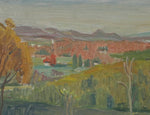 Mid Century Original Landscape Oil Painting From Sweden by B Forsell