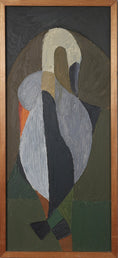 Load image into Gallery viewer, Mid Century Original Oil Painting The Swans from Sweden
