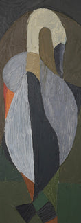 Load image into Gallery viewer, Mid Century Original Oil Painting The Swans from Sweden
