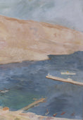 Load image into Gallery viewer, Vintage Original Seascape Oil Painting From Sweden
