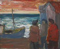 Load image into Gallery viewer, Vintage Mid Century Oil Painting Signed Emland from Sweden
