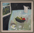 Load image into Gallery viewer, Swedish Mid Century Vintage Art Still Life Oil Painting
