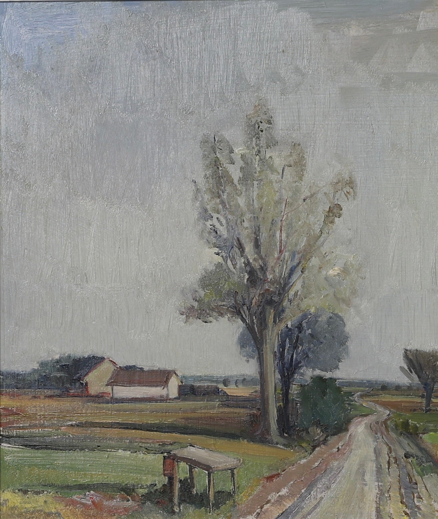 Mid Century Vintage Landscape From Sweden by G Berglund 1943