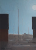 Load image into Gallery viewer, Original Mid Century Oil Painting From Sweden by F Lundqvist
