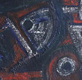Load image into Gallery viewer, Mid Century Abstract Oil Painting From Sweden
