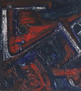 Load image into Gallery viewer, Mid Century Abstract Oil Painting From Sweden

