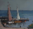 Load image into Gallery viewer, Mid Century Oil Painting From Sweden by G Isaksson
