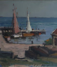 Load image into Gallery viewer, Mid Century Oil Painting From Sweden by G Isaksson
