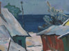 Vintage Original Coastal Oil Painting From Sweden