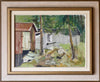 Original Oil Painting Vintage Mid Century By J Bören Sweden