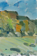 Load image into Gallery viewer, Vintage Original Landscape Oil Painting By S Markhed Sweden
