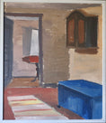Load image into Gallery viewer, Mid Century Interior Oil Painting From Sweden
