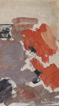 Load image into Gallery viewer, Mid Century Original Abstract Oil Painting From Sweden
