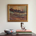 Load image into Gallery viewer, Mid Century Abstract Landscape Oil Painting From Sweden
