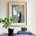 Load image into Gallery viewer, Mid Century Abstract Oil Painting From Sweden
