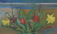 Load image into Gallery viewer, Large Vintage Flower Painting from Sweden by H Rosenquist 1949
