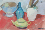 Original Mid Century Still Life by Gösta Stawåsen from 1968