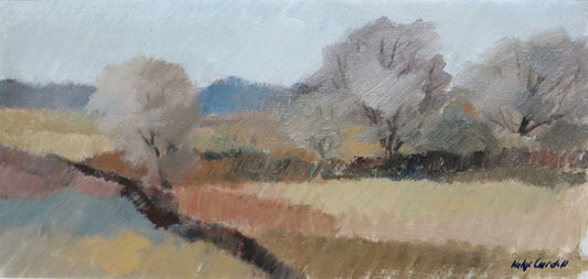 Framed Mid Century Landscape by Listed Artist Helge Cardell Sweden