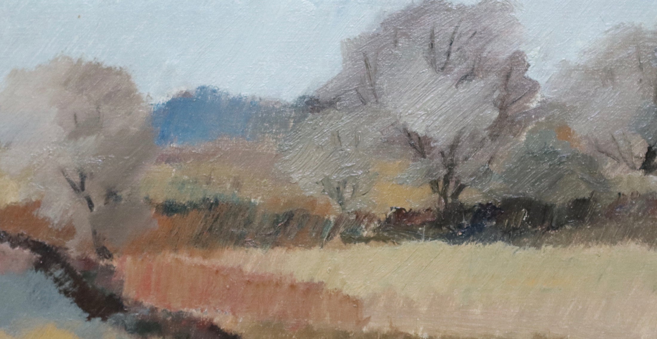 Framed Mid Century Landscape by Listed Artist Helge Cardell Sweden