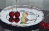 Vintage Still Life of Cherries By Gösta Emming From Sweden