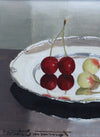 Vintage Still Life of Cherries By Gösta Emming From Sweden