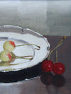 Vintage Still Life of Cherries By Gösta Emming From Sweden