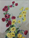 Load image into Gallery viewer, Mid Century Still Life Oil Painting by Tage Ahlm From Sweden
