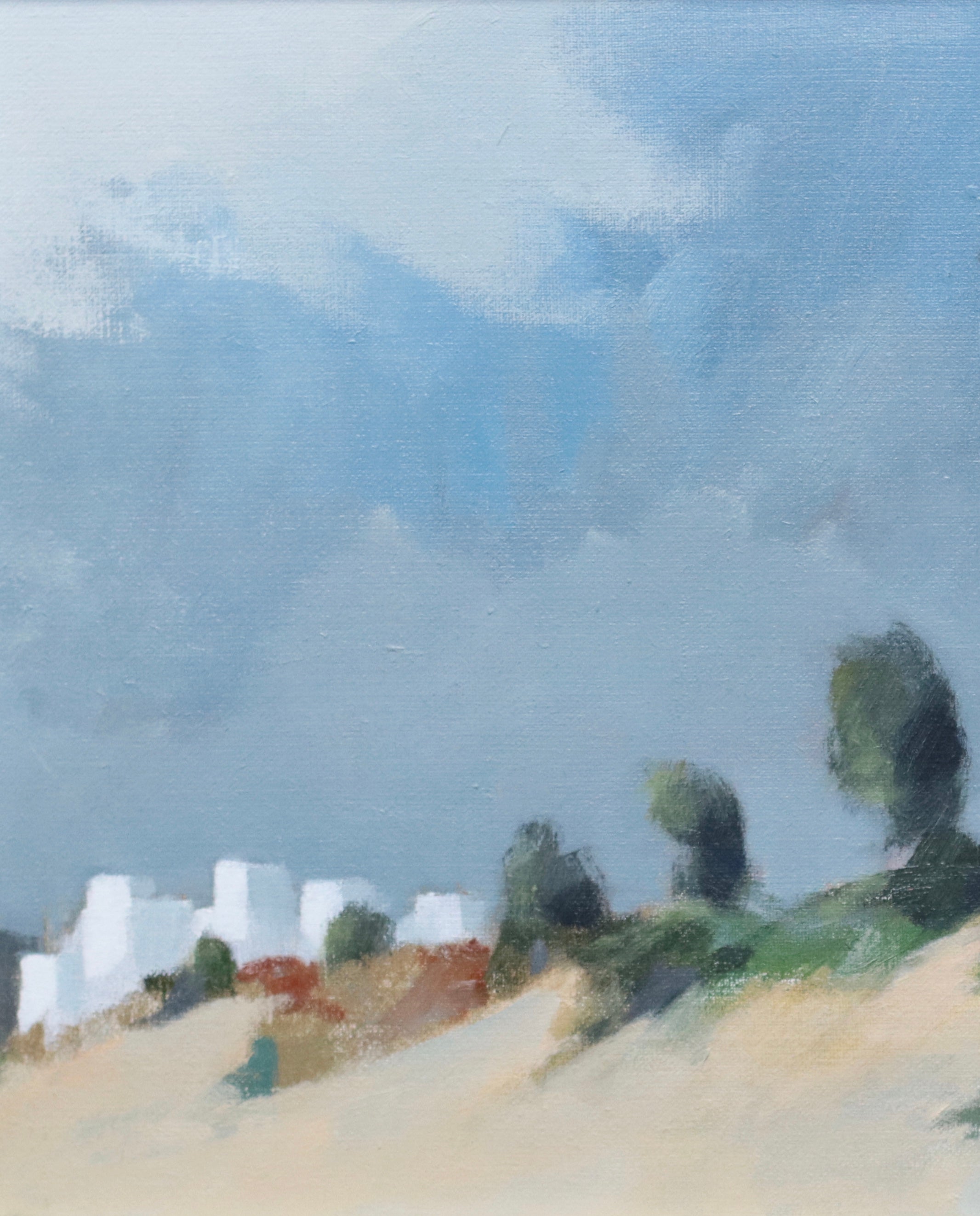Mid Century Vintage Painting by Stig Wernheden from Sweden