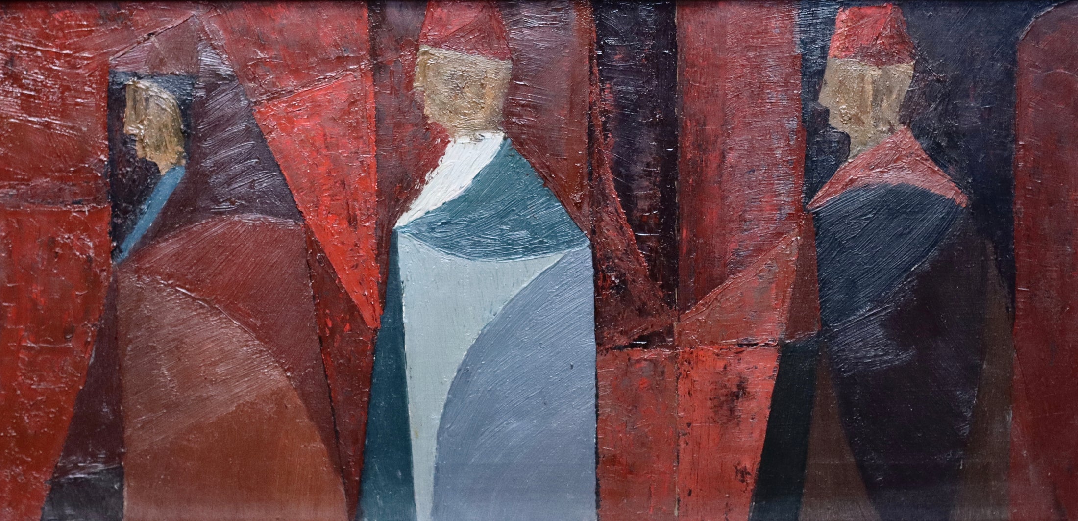 Original Mid Century Figurative Painting from Sweden