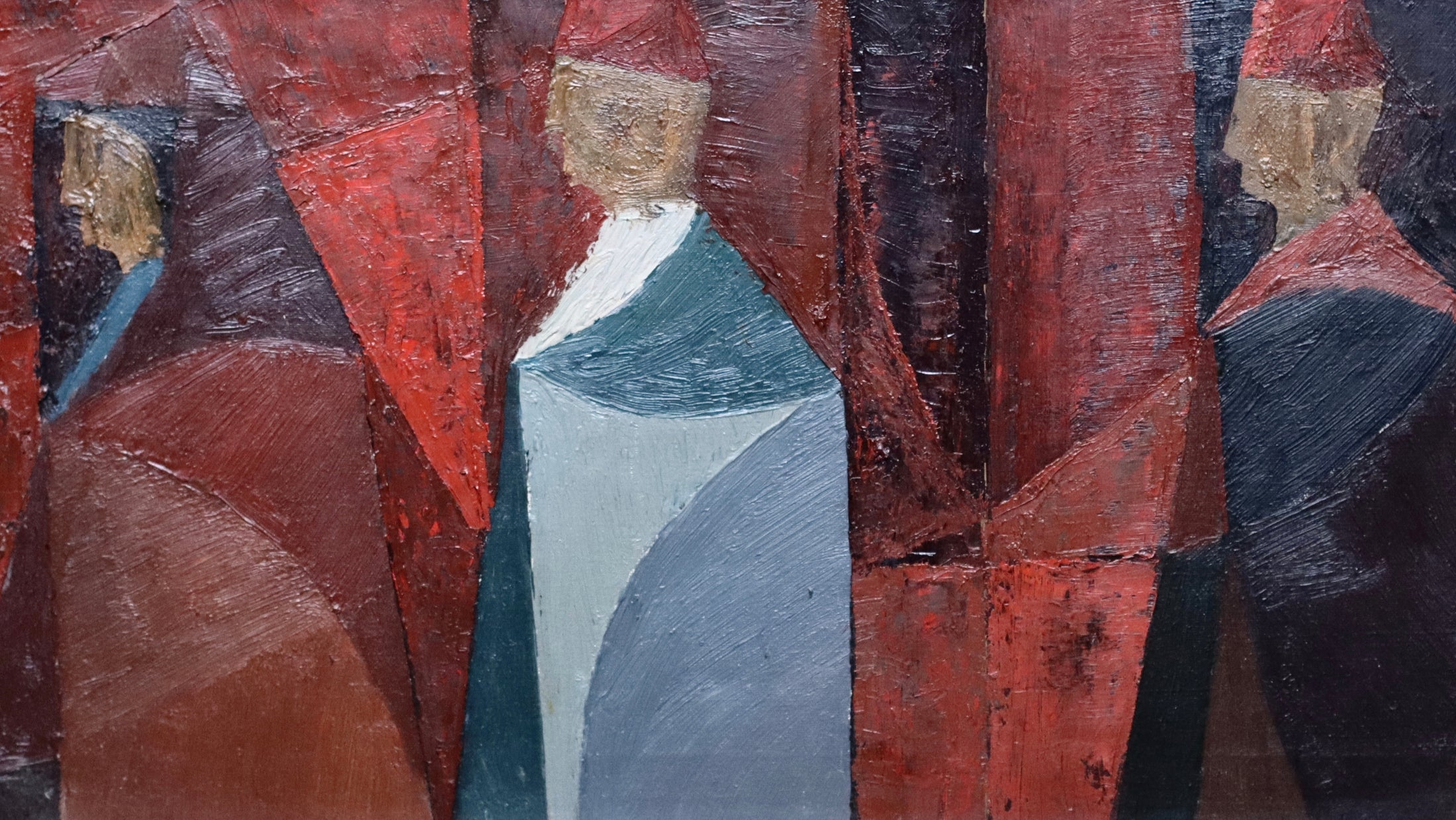 Original Mid Century Figurative Painting from Sweden
