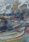 Load image into Gallery viewer, Vintage Oil Painting By Curt Viberg From Sweden
