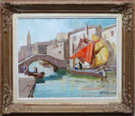 Framed Vintage Oil Painting By Knut Norman From Sweden