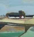 Load image into Gallery viewer, Vintage Landscape Oil Painting From Sweden By John Bören 1960s
