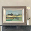 Vintage Landscape Oil Painting From Sweden By John Bören 1960s