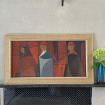 Original Mid Century Figurative Painting from Sweden