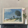 Mid Century Vintage Painting by Stig Wernheden from Sweden
