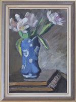 Vintage Still Life Oil Painting By Arne Granhall From Sweden 1936